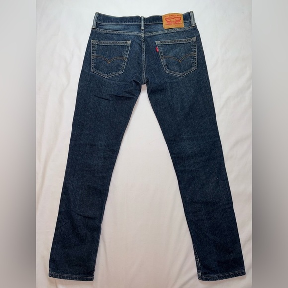 Levi’s Men’s Size 32/32 Dark Wash 511 Slim Fit Straight Leg Stretch Jeans - Picture 7 of 8